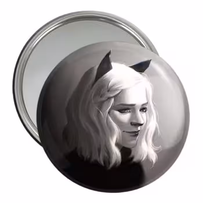 آینه جیبی خندالو مدل سریال ونزدی Wednesday کد 25195