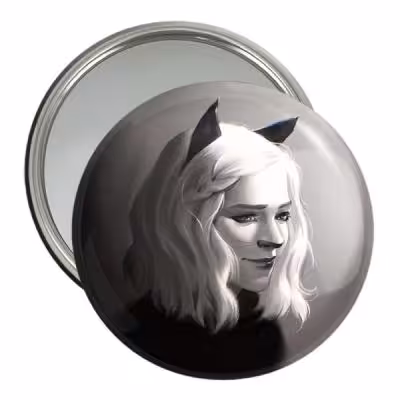 آینه جیبی خندالو مدل سریال ونزدی Wednesday کد 25195