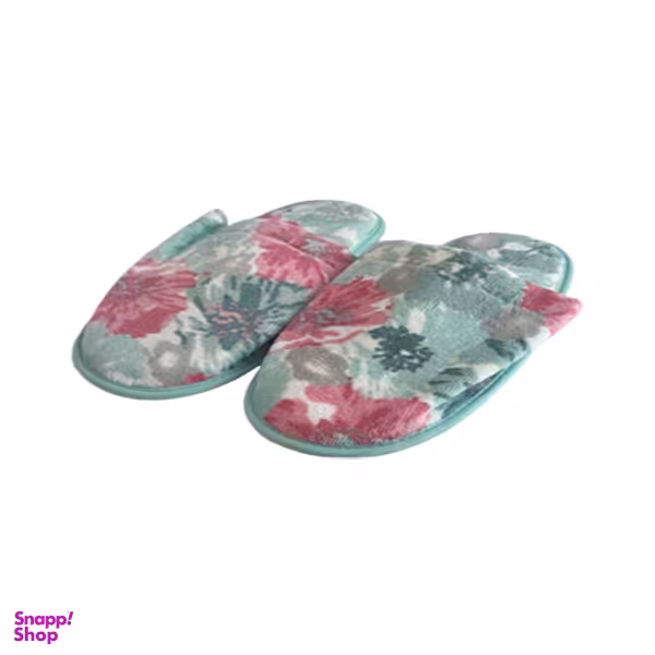 دمپایی حوله ای مدل شقایق کد 003