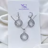 نیم ست دایره نگینی 