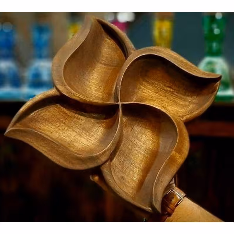 اردو خوری چوبی طرح  نیلوفر  با پوشرنگ ارگانیک و آبگریز 