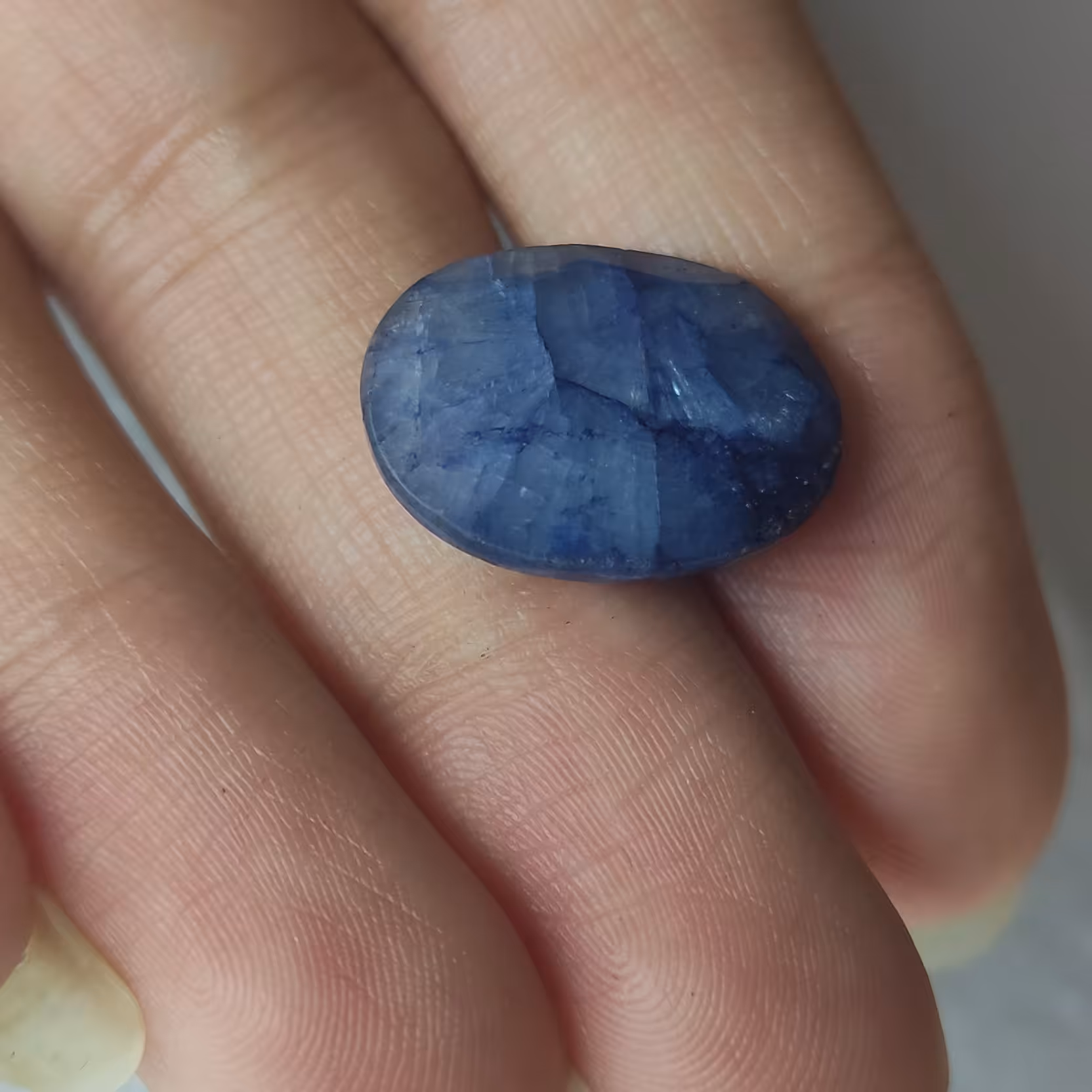 سنگ یاقوت کبود  معدنی اصیل 13 قیراطی