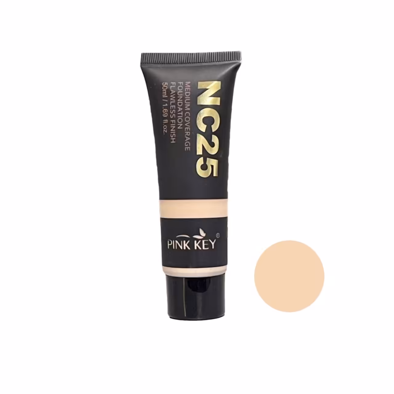 کرم پودر تیوپی پینک کی PINK KEY مدل NC25 حجم 50 میل شماره 10