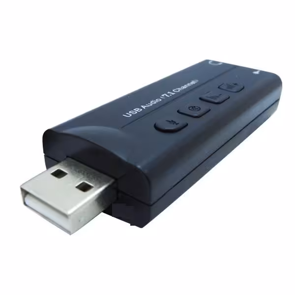 آداپتور USB 2.0 به کارت صدا 7 کاناله فرانت مدل  Faranet USB 2.0 External 7.1 Audio Sound Card FN-U2A701