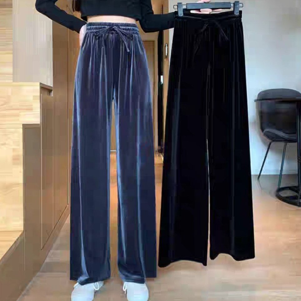 شلوار بگ مخمل زنانه وارداتی