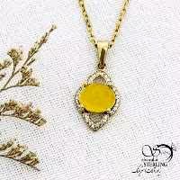 گردنبند شرف الشمس طلاروس طرح طلا کد 14678