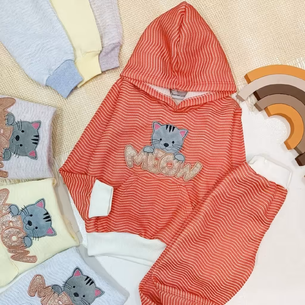 ست هودی شلوار اسپرت بچگانه حدودا مناسب 18 ماه تا 7 سال 