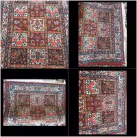 قالی  دستبافت خشتی چهارمحال شهرکرداندازه یک متر  وپنج در یک مترونیم نوبافت مناسب جهیزیه  بهترین مصالح