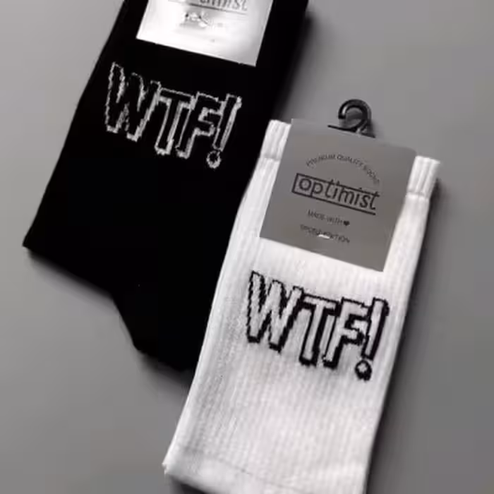 جوراب ساقدار WTF نخ پنبه فری سایز