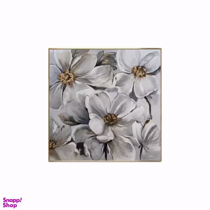 تابلو نقاشی رنگ روغن طرح گل مدل A17