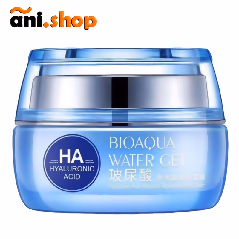 کرم آبرسان  بایو آکوا مدل هیالورنیک اسید کلاژن حجم 50 میلی لیتر