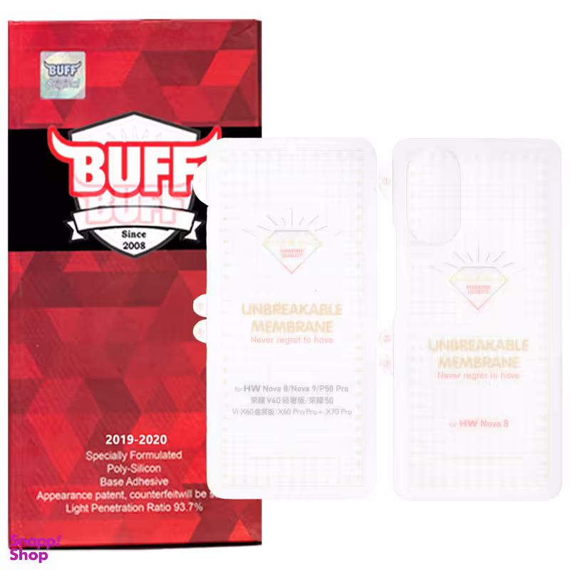 محافظ صفحه نمایش بوف مدل Hydrogel مناسب برای گوشی موبایل هوآوی Nova 8 به همراه محافظ پشت گوشی