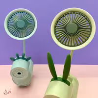 فن خنک کننده برقی به همراه جامدادی

کارکرد بدون صدای آزاردهنده فن

تنظیم زاویه بسیار راحت فن

دارای مداد تراش