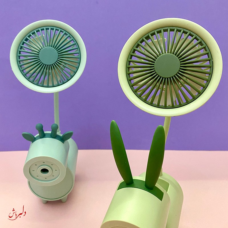 فن خنک کننده برقی به همراه جامدادی
کارکرد بدون صدای آزاردهنده فن
تنظیم زاویه بسیار راحت فن
دارای مداد تراش