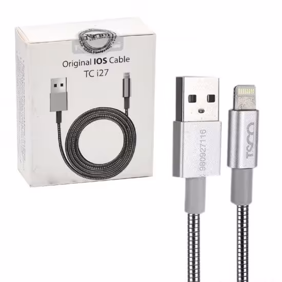 کابل آیفون (lightning) فلزی طول 1.5 متر تسکو (TSCO) مدل TC I 27

