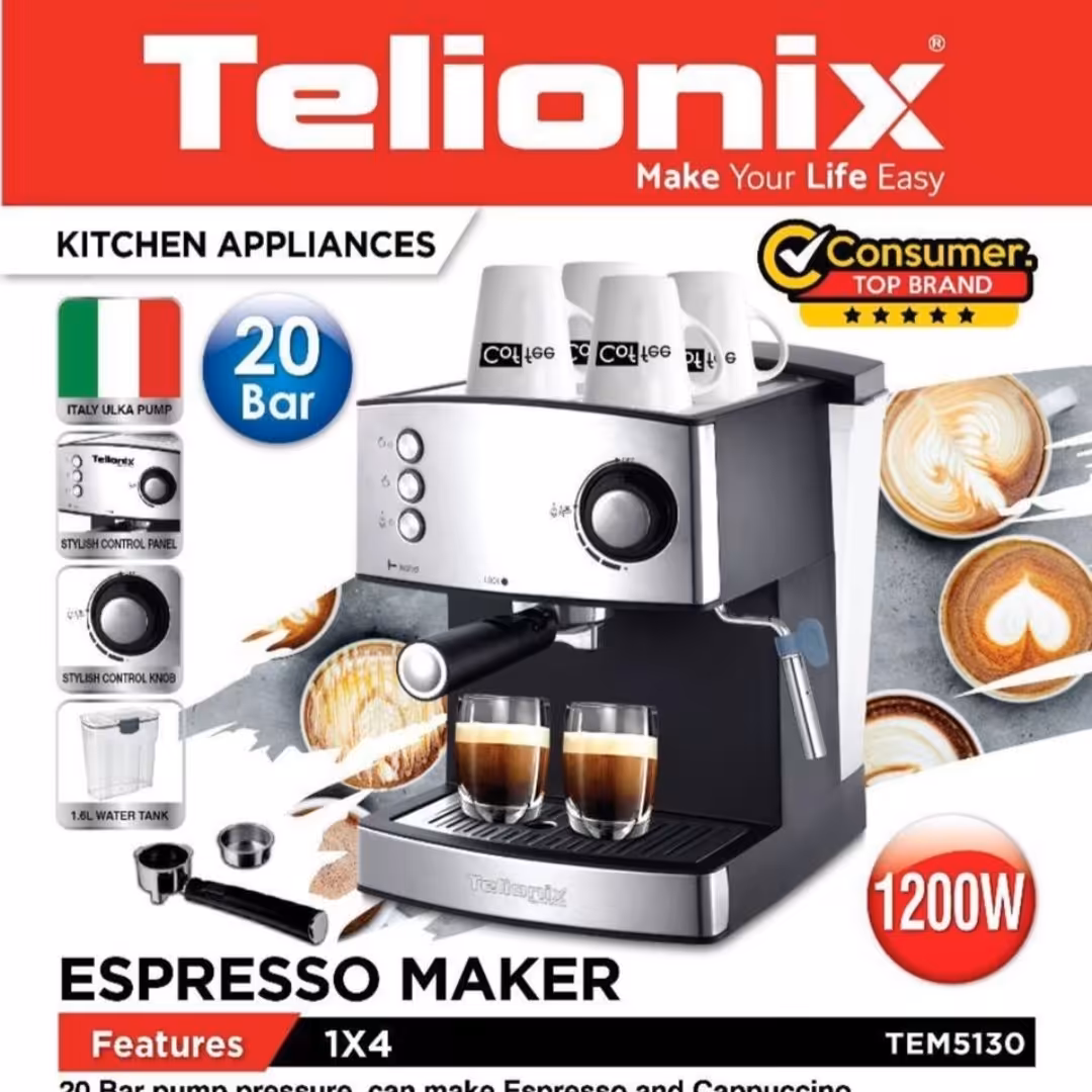 اسپرسو ساز تلیونیکس مدل TEM5130