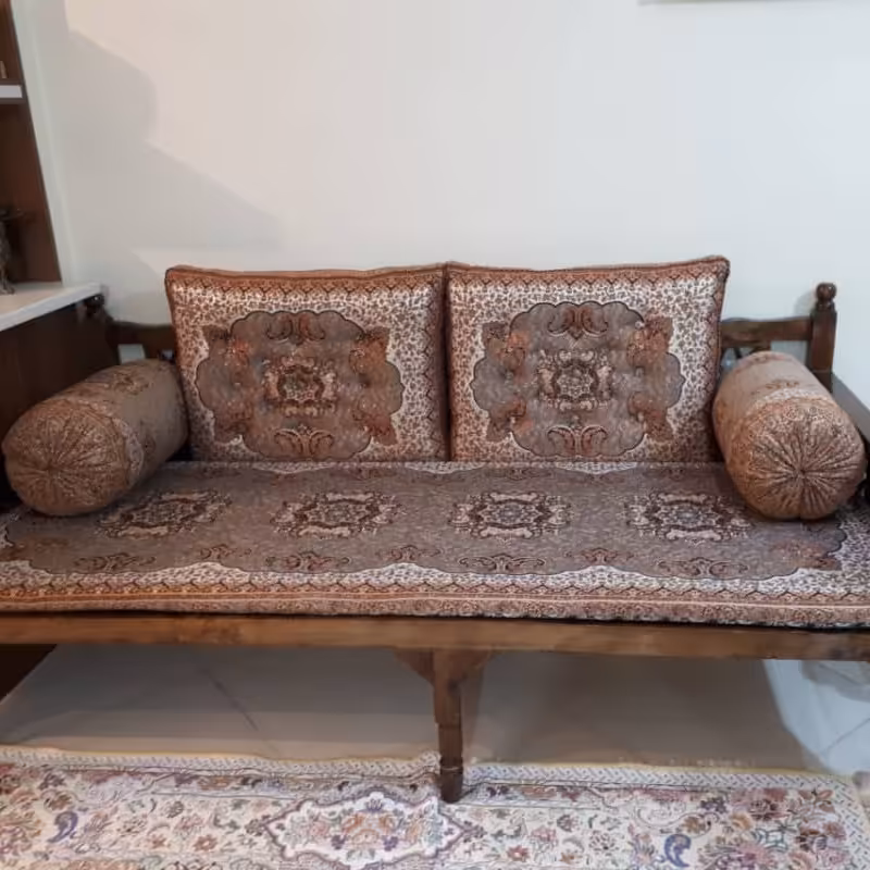 شاهنشین 5 تکه ترمه طرح بهار گردویی