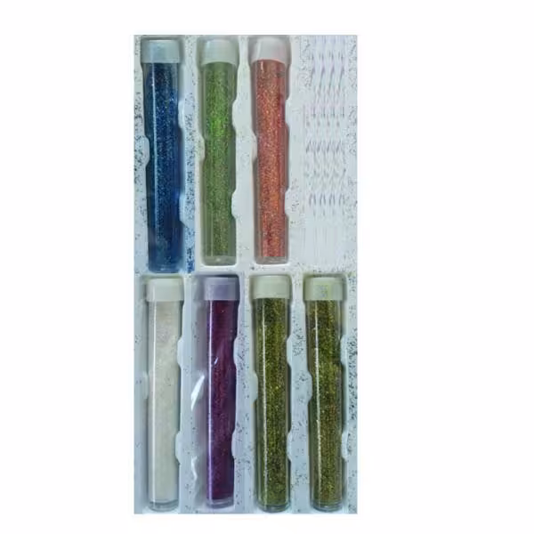 پودر اکلیل مدل A101 بسته 7 عددی جنس پلاستیک