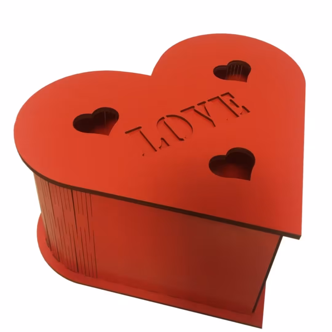 جعبه هدیه طرح قلب