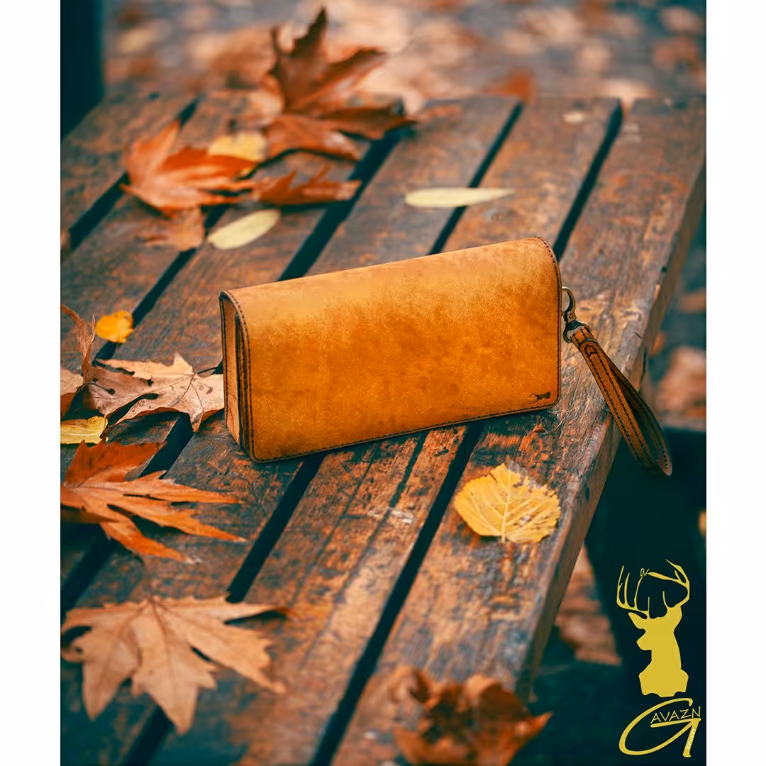 کیف مدارک چرم طبیعی دستدوز اسپرت با ارسال رایگان