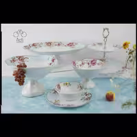 سرویس پذیرایی 16 پارچه کاملیا پایه چینی 