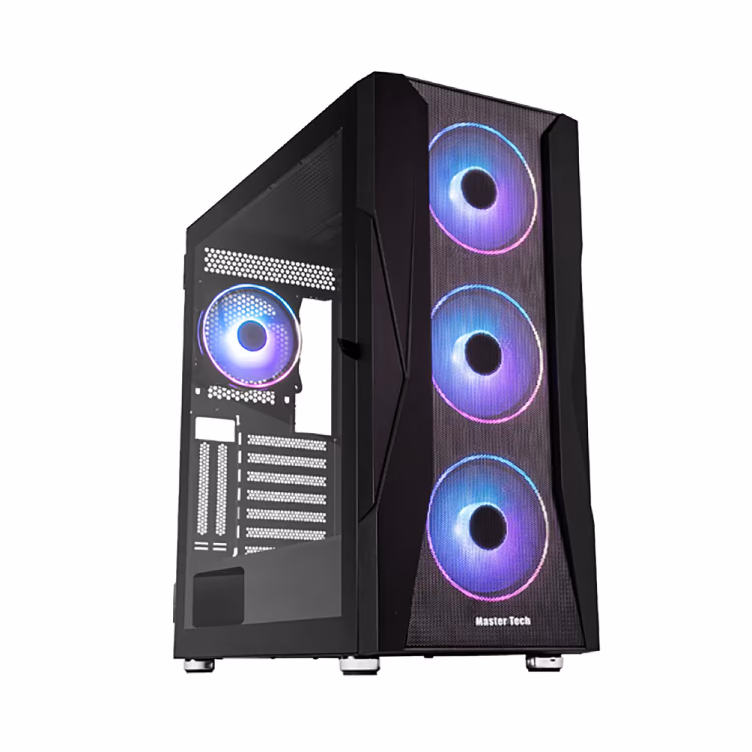 خرید کیس کامپیوتر مسترتک MasterTech S600 Gaming Black با بهترین قیمت