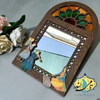 آینه ارسی سنتی رومیزی و دیواری  سایز 1  طرح موسیقی تامی لند