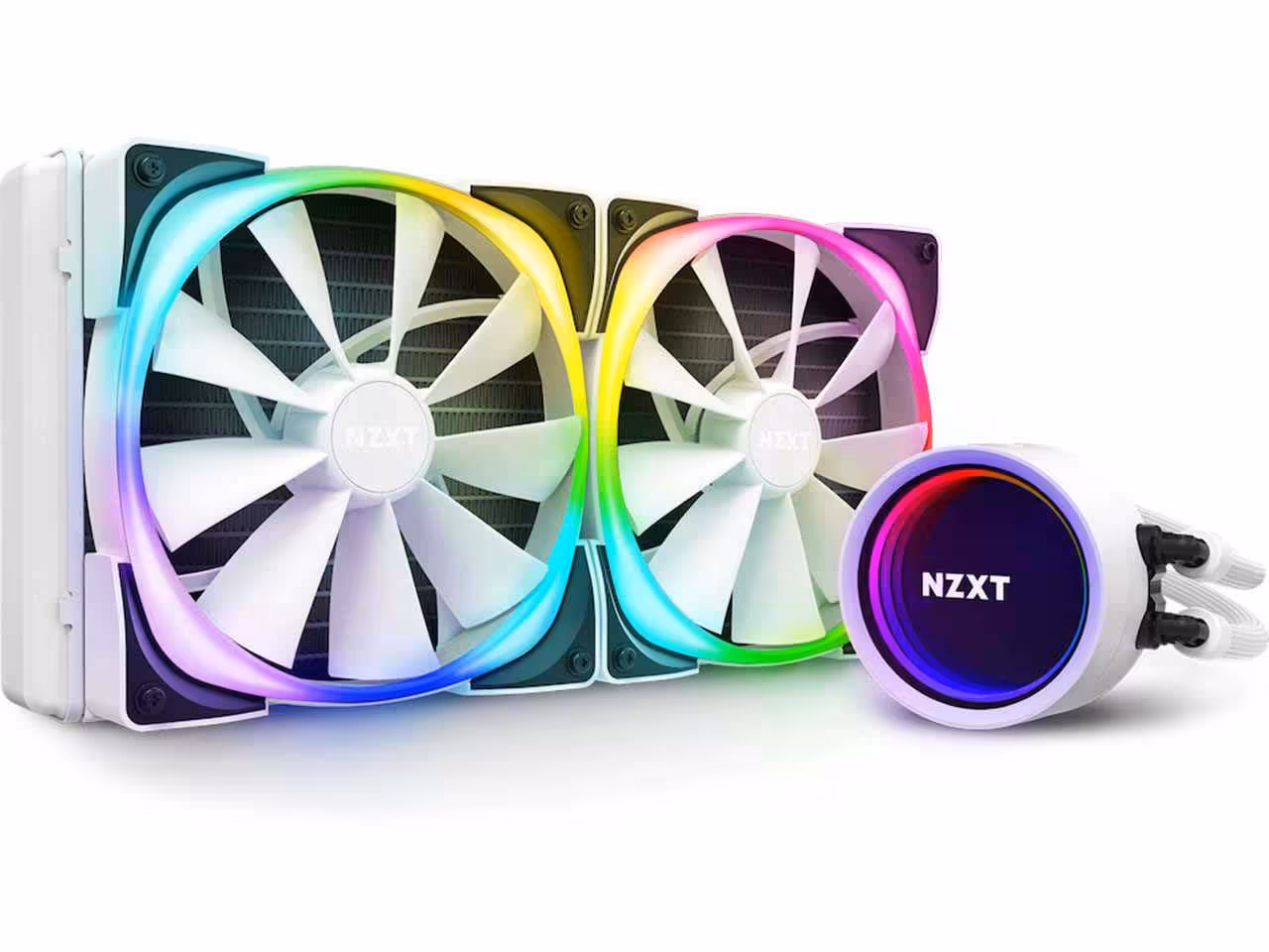 خرید خنک کننده مایع پردازنده ان زد ایکس تی NZXT Kraken X63 RGB AIO 280 White با بهترین قیمت