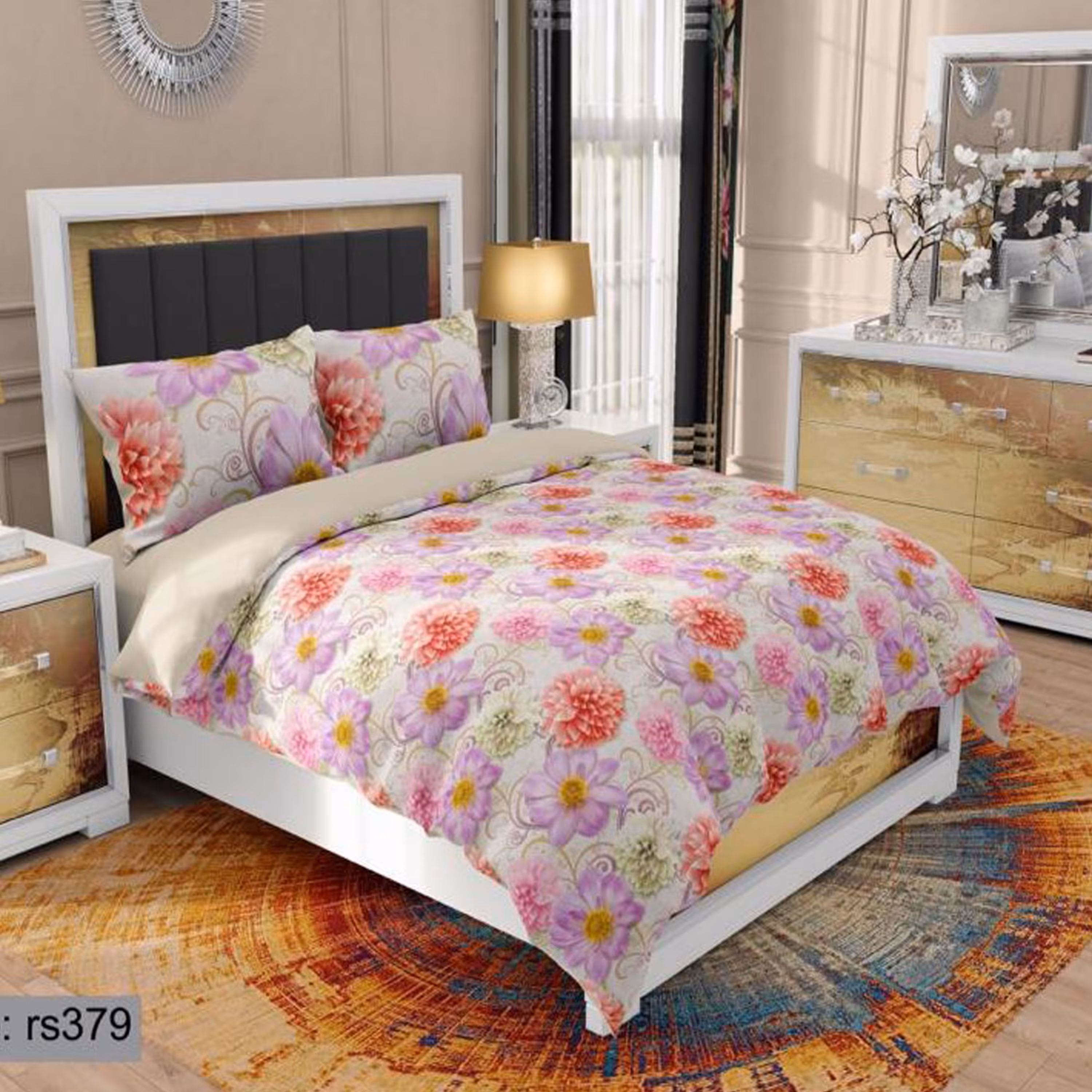 سرویس روتختی 1 نفره تنسل چاپی برندترک لند (Turk Land)  کد rs 379