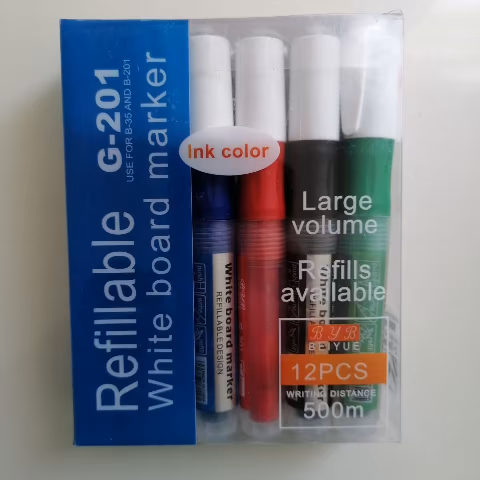 ماژیک  وایت برد  شارژی 12 عددی 