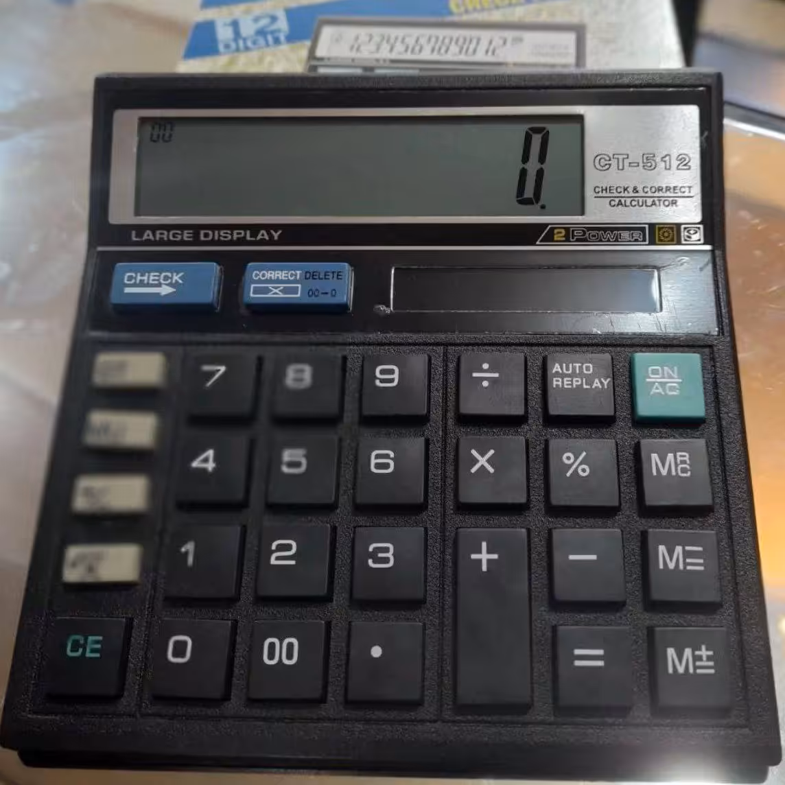 ماشین حساب حسابداری ct512