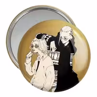 آینه جیبی خندالو مدل انیمه توکیو ریونجرز Tokyo Revengers کد 10579