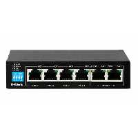 قیمت و خرید سوییچ 6 پورت دسکتاپ دی لینک مدل DGS-F1006P-E | یاس ارتباط