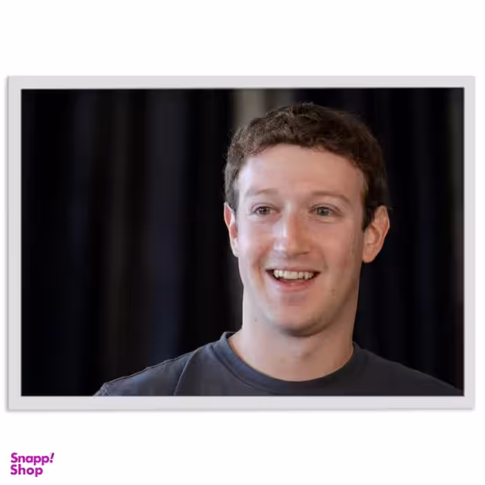 تابلو نوری بکلیت مدل طرح مارک زاکربرگ Mark Zuckerberg مدل بک لایت W-s1932