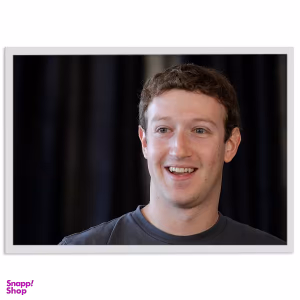 تابلو نوری بکلیت مدل طرح مارک زاکربرگ Mark Zuckerberg مدل بک لایت W-s1932