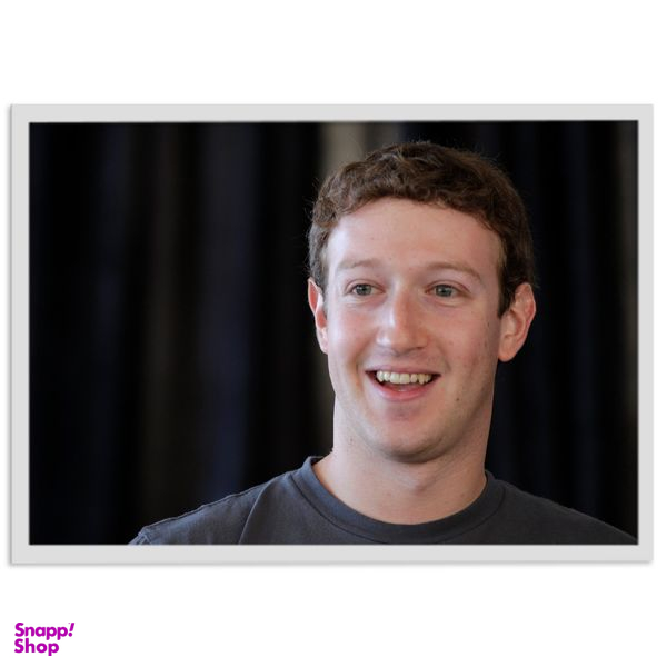 تابلو نوری بکلیت مدل طرح مارک زاکربرگ Mark Zuckerberg مدل بک لایت W-s1932