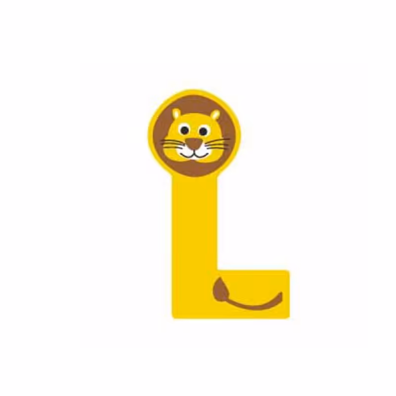 حرف L چوبی classic world 4414