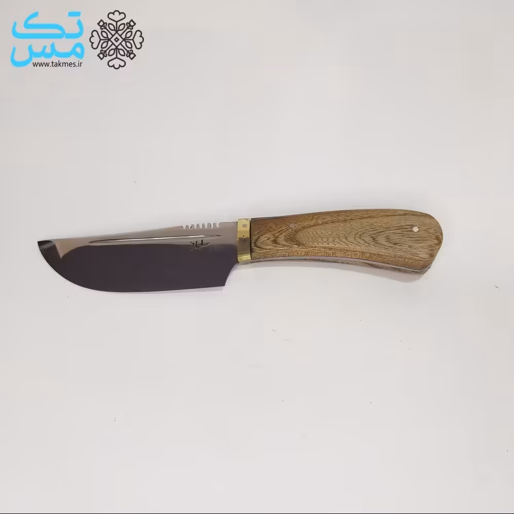 چاقو تیزی تیغه براق همراه با غلاف دستساز زنجان با کیفیت عالی