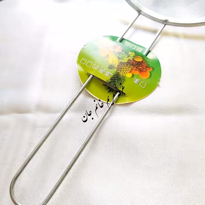 صافی چای و دمنوش  شماره 12 استیل بزرگ با توری فلزی مرغوب