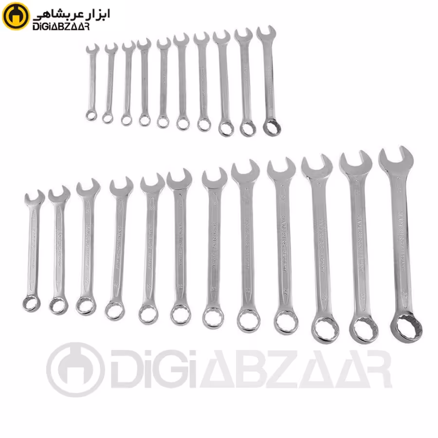 مجموعه 22 عددی آچار یکسر تخت یکسر رینگی آتا ATA مدل BX2200