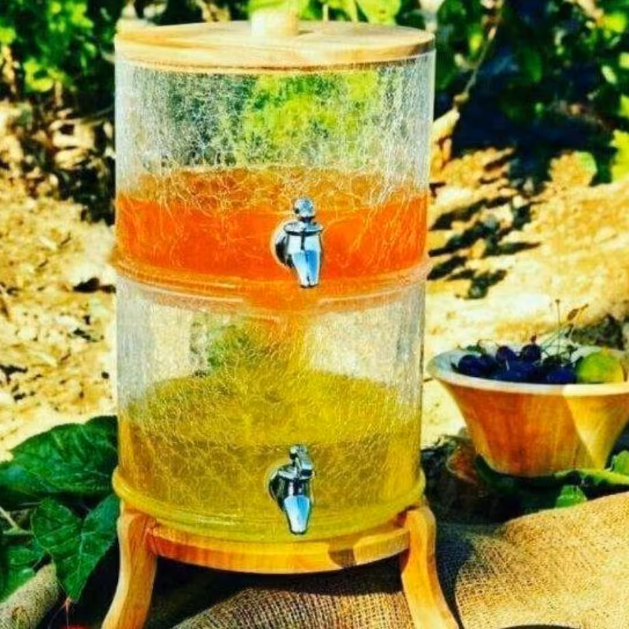 کلمن شیشه ای 2طبقه