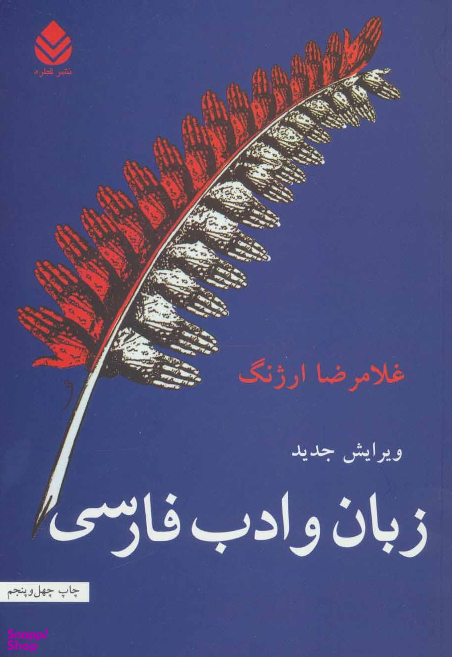 کتاب زبان و ادب فارسی اثر غلامرضا ارژنگ نشر قطره