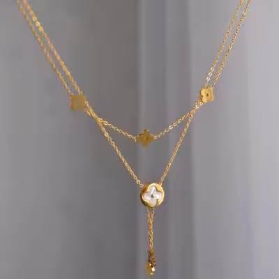 گردنبند ونکلیف 2 ردیفه