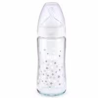 شیشه شیر طرح ستاره ناک NUK ظرفیت 240 میلی لیتر