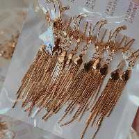 گوشواره طرح طلا کد 202332 مارک سیتی گلد رنگ ثابت در طرح های مختلف34