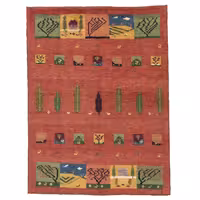 گبه دستباف سه متری شرکت سهامی فرش ایران طرح سروی کد 615117