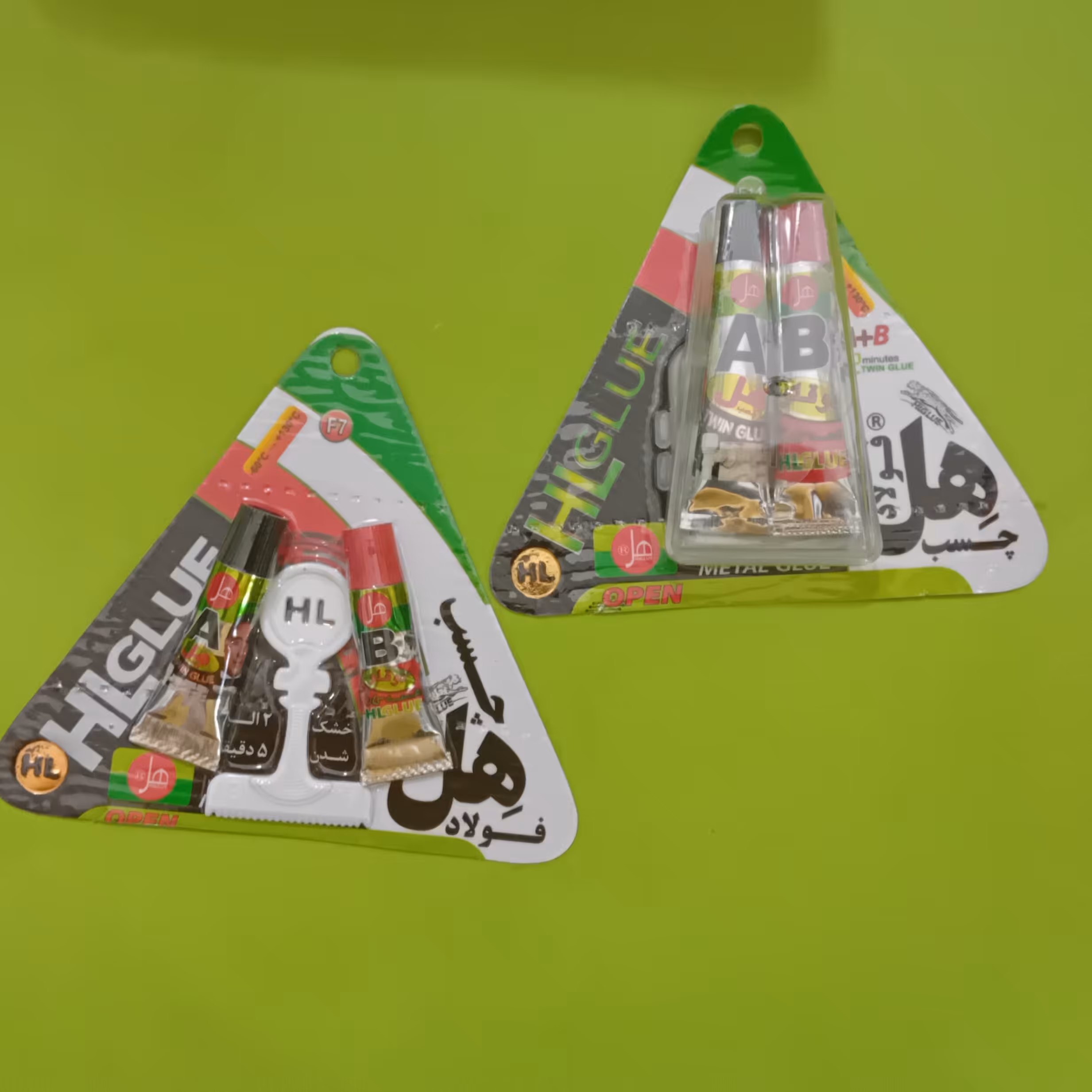 پک 2 عددی چسب هل یک بسته 14 گرمی به همراه یک بسته 7 گرمی