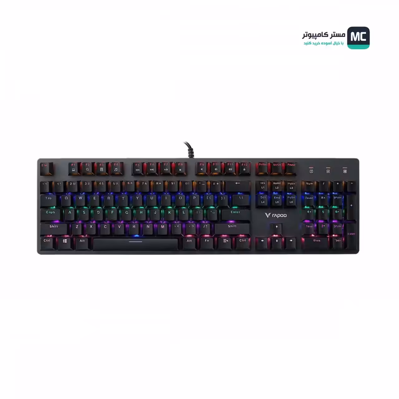 قیمت و خرید کیبورد مکانیکال گیمینگ رپو V500SE