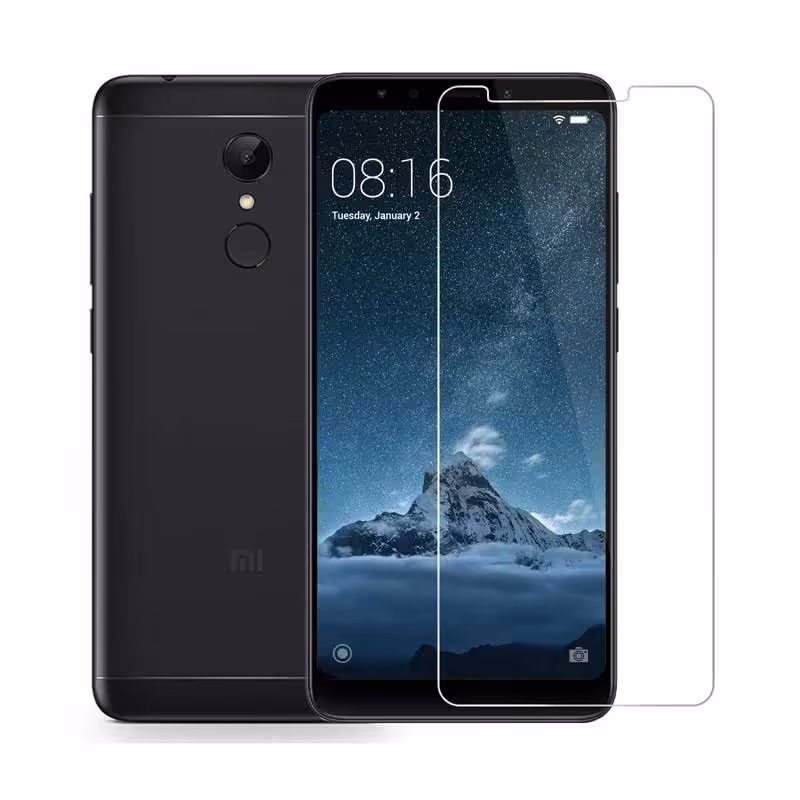 گلس شیائومی xiaomi redmi 5 محافظ صفحه نمایش شفاف 3 میل خشگیر ردمی 5 پنج فایو