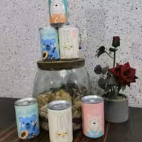 دستمال مرطوب قوطی کنسروی فانتزی